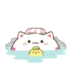 Кот и цыпленок 6