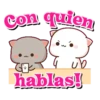 Con quien で hablas!