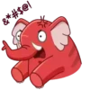 Elefante rojo 2