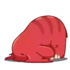 Elefante rojo 8