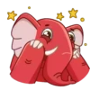 Elefante rojo 9