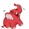 Elefante rojo 12
