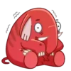 Elefante rojo 15