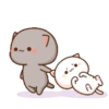 Mochis Peach Cat Animados 22