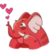 Elefante rojo 22