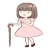 Niña de vestido rosa 13
