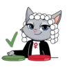 Cosplay gray kitten 5