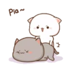 Mochis Peach Cat Animados 7