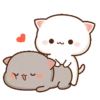 Mochis Peach Cat Animados 11