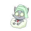 Cosplay gray kitten 11