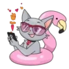 Cosplay gray kitten 21