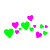 Corazones Neon (s.en movimiento) 20