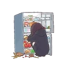 Menhera Chan eating 11