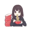 Menhera Chan eating 13
