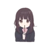 Menhera Chan eating 18