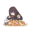 Menhera Chan eating 21