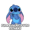 FUI A BUSCARTE Y NO ESTABAS