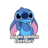 PUEDO DORMIR CONTIGO?
