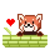 Red Panda Pixel  Mov 17