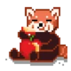 Red Panda Pixel  Mov 19