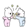 Christmas rabbit & bear 6