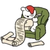 Christmas rabbit & bear 10