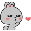 White & Gray Bunnies 13