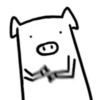 Crazy white pig 7