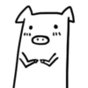 Crazy white pig 9