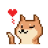 Shiba DOG pixel Mov 16