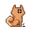 Shiba DOG pixel Mov 19