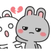 White & Gray Bunnies 23
