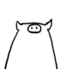 Crazy white pig 15
