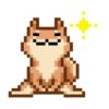 Shiba DOG pixel Mov 25