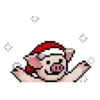 ·» xmas pig Pixel «· Mov 6