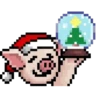 ·» xmas pig Pixel «· Mov 10