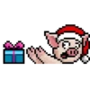 ·» xmas pig Pixel «· Mov 19