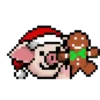 ·» xmas pig Pixel «· Mov 22