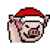 ·» xmas pig Pixel «· Mov 29