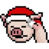 ·» xmas pig Pixel «· Mov 30