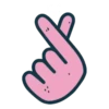 Сердце с пальцами 8