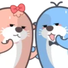 lala & dumdum otter ️ 13