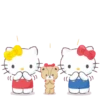 【中文】Hello Kitty全螢幕貼圖〜問候篇〜 9