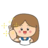 niña cute azul ️ 5