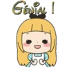 niña cute amarilla  ️ 10