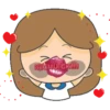 niña cute azul ️ 10