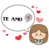 niña cute azul ️ 11