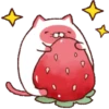 Lindo gato de morango 14