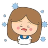 niña cute azul ️ 24
