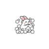 Mini Lovely Puffy Bunny 6